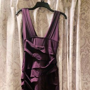Girls P/S purple cocktail dress